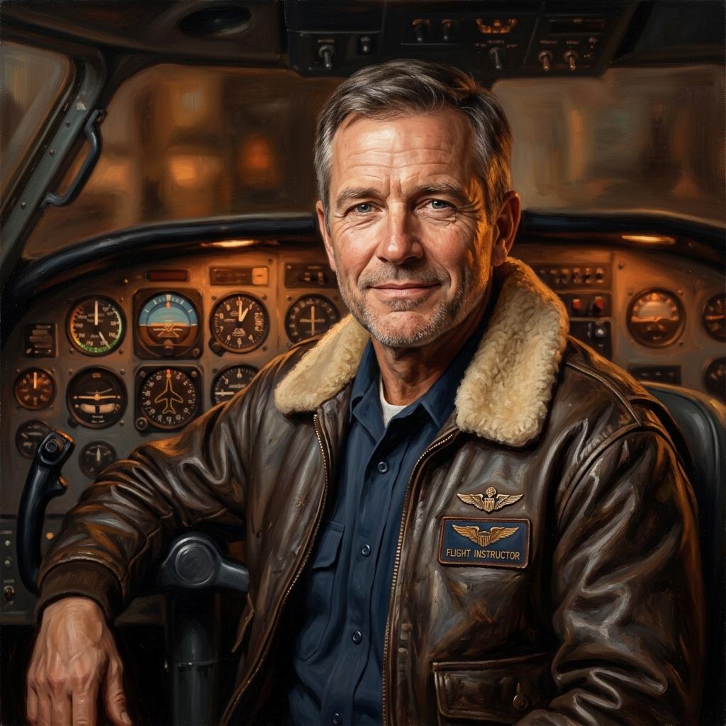Portrait Cybernétique du Commandeur Flighty